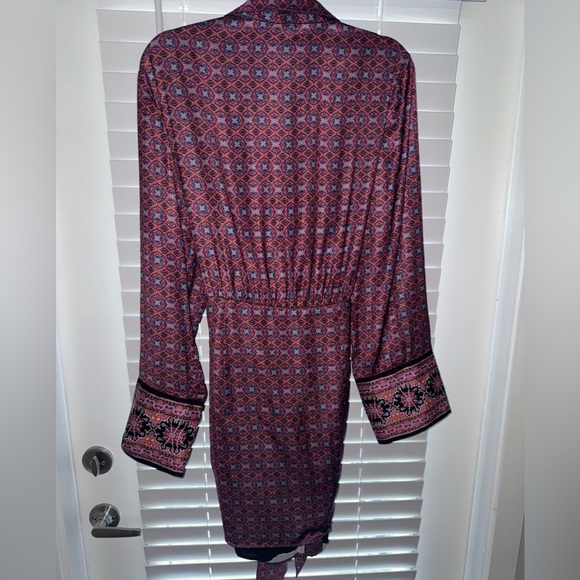 Free People Silky Rillo Shirtdress XL - Picture 5 of 9